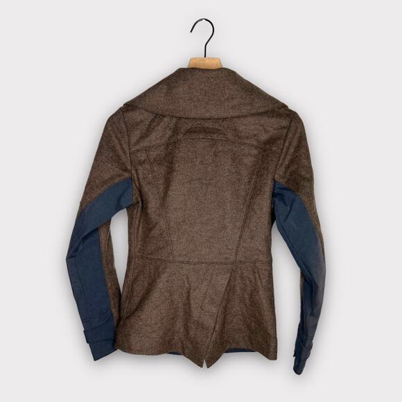 Nau Transporter Wool Asymmetrical Button Front Jacket XS NEW - Picture 5 of 8